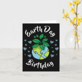 Earth Day Birthday Gift Kaart (Gele Bloem)