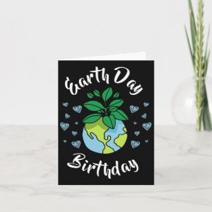 Earth Day Birthday Gift Kaart