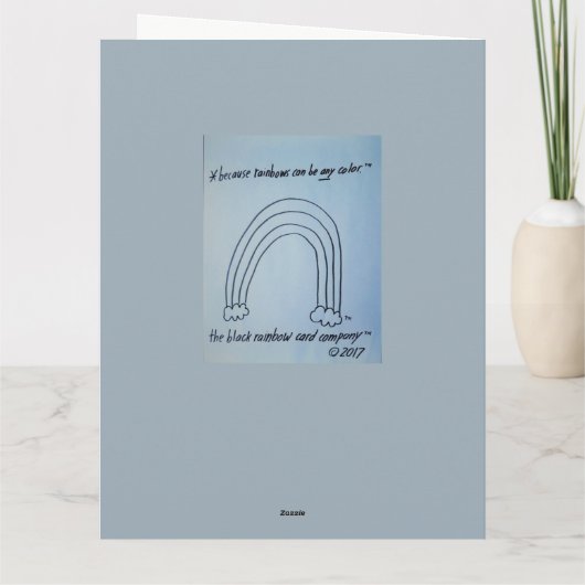 Earth Day Birthday Kaart (Achterkant)