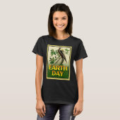 Earth Day Brown Pelican Bird    Set 1 T-shirt (Voorkant volledig)