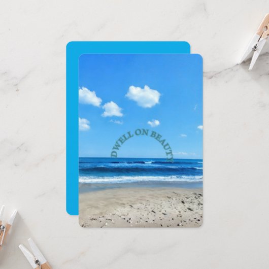 Earth Day Brunch - Invitation Kaart (Voorkant / Achterkant in situ)