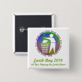 Earth Day Button (Voorkant /achterkant)