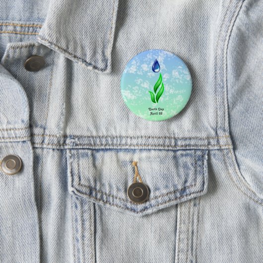 Earth Day Button (In situ)