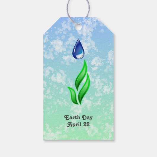 Earth Day CadeauLabels (Achterkant)