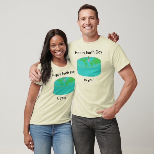 Earth Day Cake apparel T-shirt (Unisex)