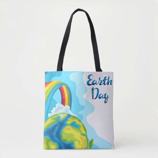 Earth Day Canvas tas (Voorkant)