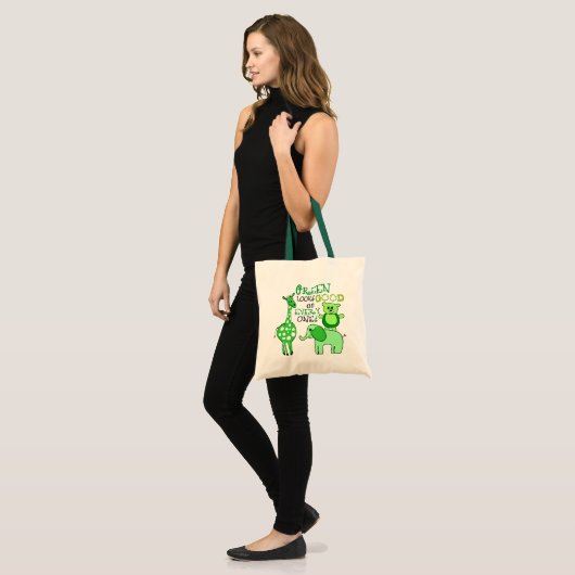 Earth Day Canvas tas (Voorkant (model))