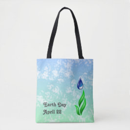 Earth Day Canvas tas