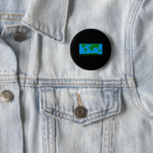 Earth Day Dad Joke Meme Apparel Ronde Button 5,7 Cm (In situ)