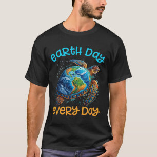 Earth Day Dagelijks Shirt Zee Schildpad Mannen Vro