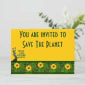 Earth Day Dancer Kaart (Staand voorkant)
