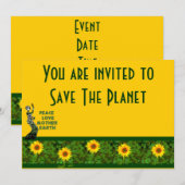 Earth Day Dancer Kaart (Voorkant / Achterkant)