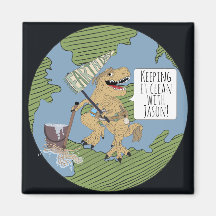 Earth Day Dino-reiniging