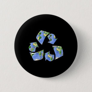  Earth Day Earth Day Shirt voor vrouwen1 Ronde Button 5,7 Cm