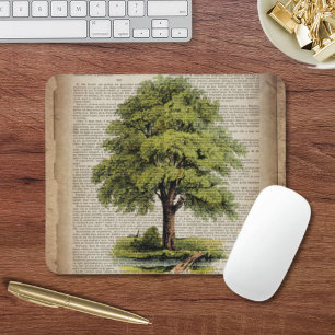 Earth Day ECO woordenboek print  eikenboom Muismat