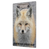 Earth Day Elke Dag Red Fox Wildlife Foto Klembord (Links)