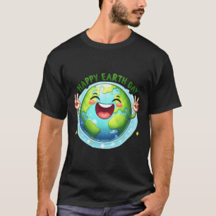Earth Day Elke dag Retro Mannen Vrouwen Kinder N T-shirt