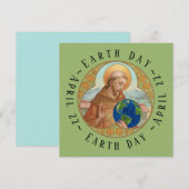 Earth Day en St. Francis van Assisi Card (Voorkant / Achterkant)