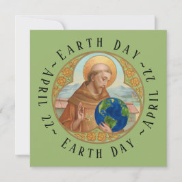 Earth Day en St. Francis van Assisi Card