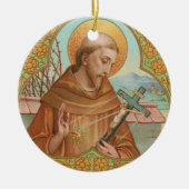 Earth Day en St. Francis van Assisi Keramisch Ornament (Voorkant)