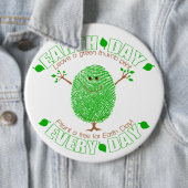 Earth Day Environment Ronde Button 6,0 Cm (In situ)