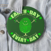 Earth Day Environment Ronde Button 6,0 Cm (In situ)
