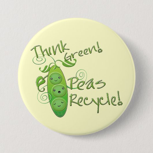 Earth Day Environment Ronde Button 7,6 Cm (Voorkant)