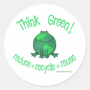Earth Day Environment Ronde Sticker