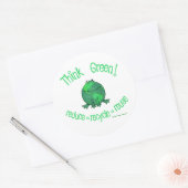 Earth Day Environment Ronde Sticker (Envelop)