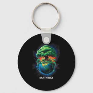 Earth Day Environmental International Awareness Sleutelhanger