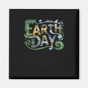 Earth Day Environmental Protection Save Tree en ee Magneet
