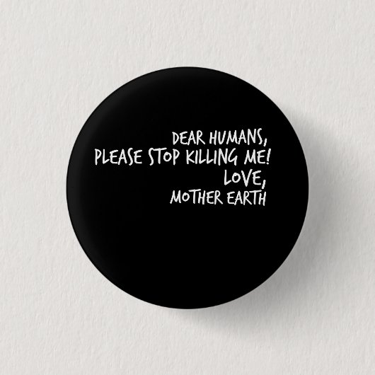 Earth Day Environmentalist Eco Gift Ronde Button 3,2 Cm (Voorkant)