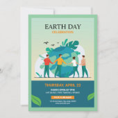 Earth Day Event Flyer Kaart (Voorkant)