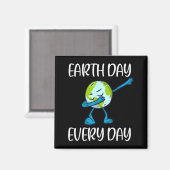 Earth Day Every Day Dabbing Earth Day 2020 Save Th Magneet (Voorkant / Achterkant)