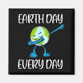 Earth Day Every Day Dabbing Earth Day 2020 Save Th Magneet (Voorkant)