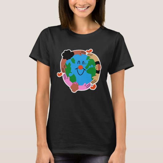 Earth day Everyday Cute Earth T-shirt (Voorkant)