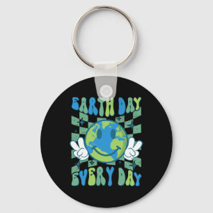 Earth Day Everyday Earth Day Shirt voor mannen Vro Sleutelhanger