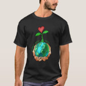 Earth Day Everyday Plant More Trees Save Our Clima T-shirt (Voorkant)