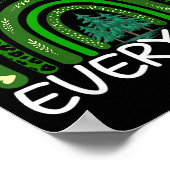 Earth Day Everyday Rainbow Design Earth Day  Poster (Hoek)