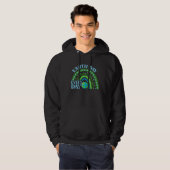 Earth Day Everyday Rainbow Leopard Hoodie (Voorkant volledig)