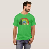 Earth Day Everyday Rainbow Pine Tree Design T-shirt (Voorkant volledig)