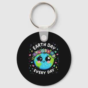Earth Day Everyday Schattigee Planeet Gift Kinder  Sleutelhanger