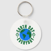 Earth Day Everyday Sleutelhanger (Voorkant)