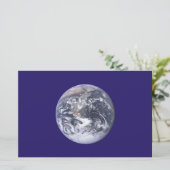 Earth Day Flag Briefpapier (Staand voorkant)