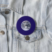 Earth Day Flag Ronde Button 7,6 Cm (In situ)