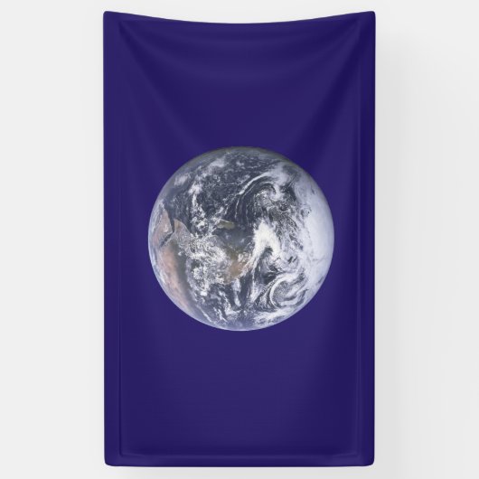Earth Day Flag Spandoek (Verticaal)
