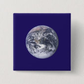 Earth Day Flag Vierkante Button 5,1 Cm (Voorkant)