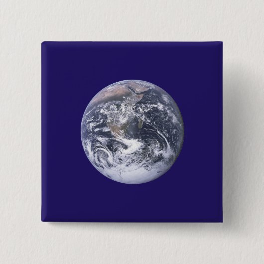Earth Day Flag Vierkante Button 5,1 Cm (Voorkant)