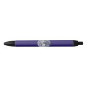 Earth Day Flag Zwarte Inkt Pen (Voorkant)