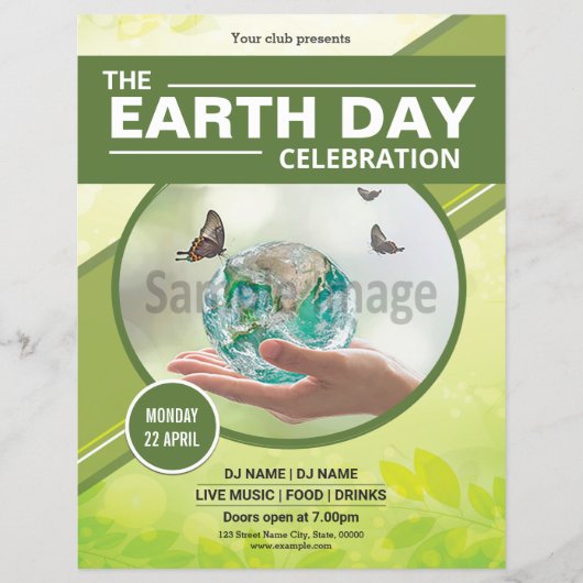 Earth Day Flyer (Voorkant)